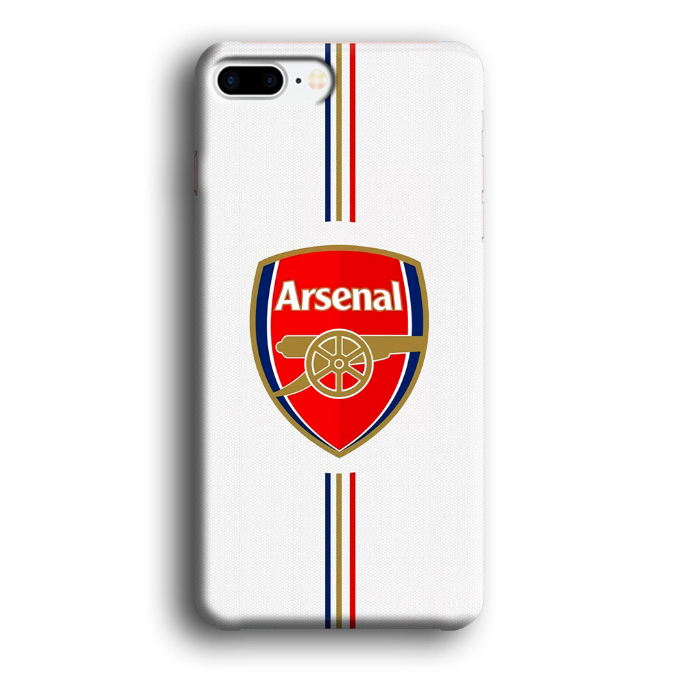 Arsenal FC Stripe iPhone 8 Plus Case