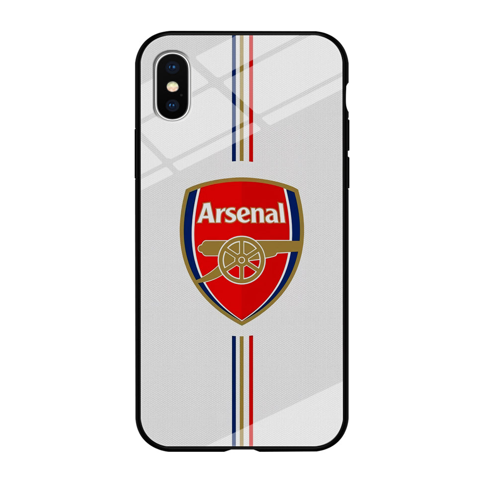 Arsenal FC Stripe iPhone XS Case
