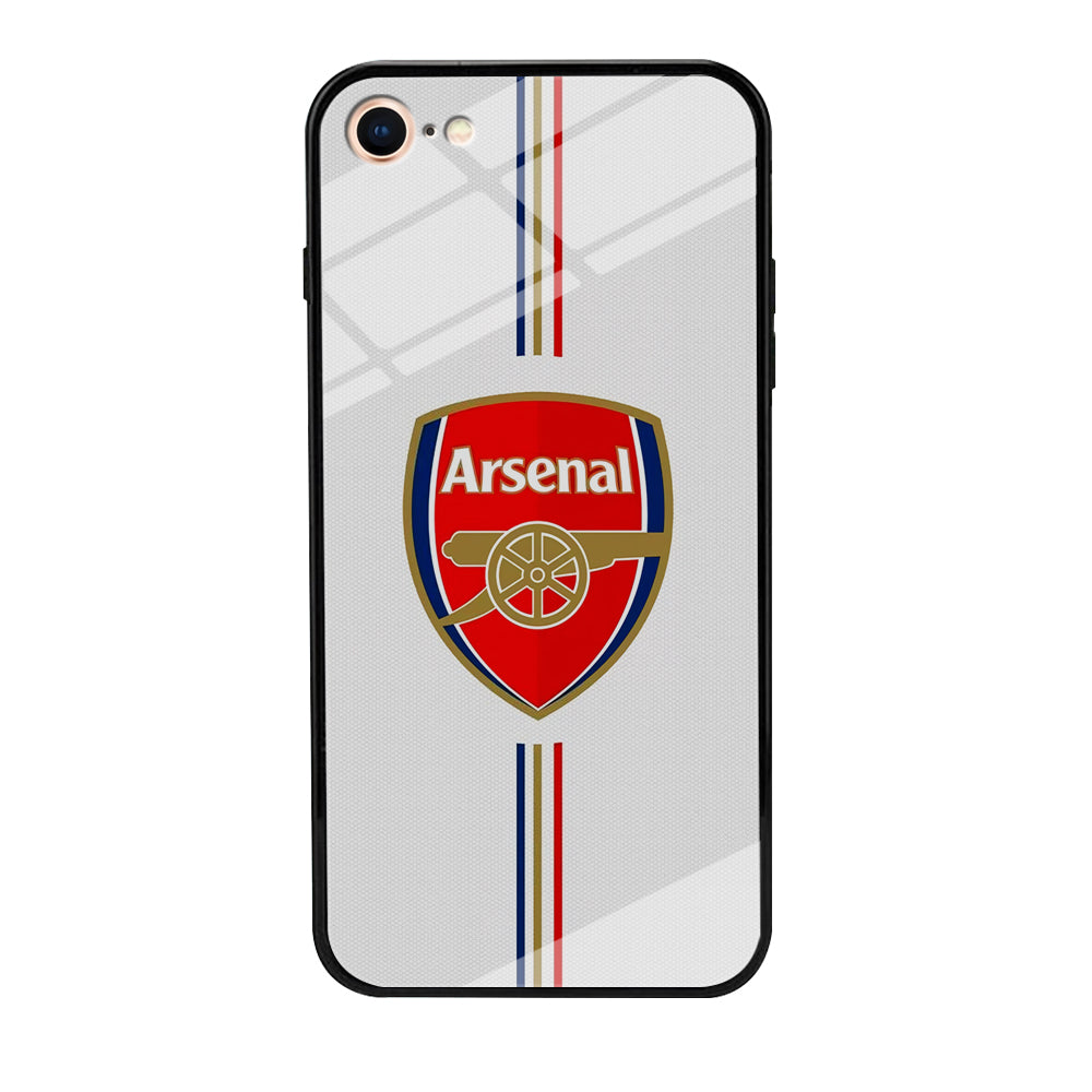 Arsenal FC Stripe iPhone 8 Case