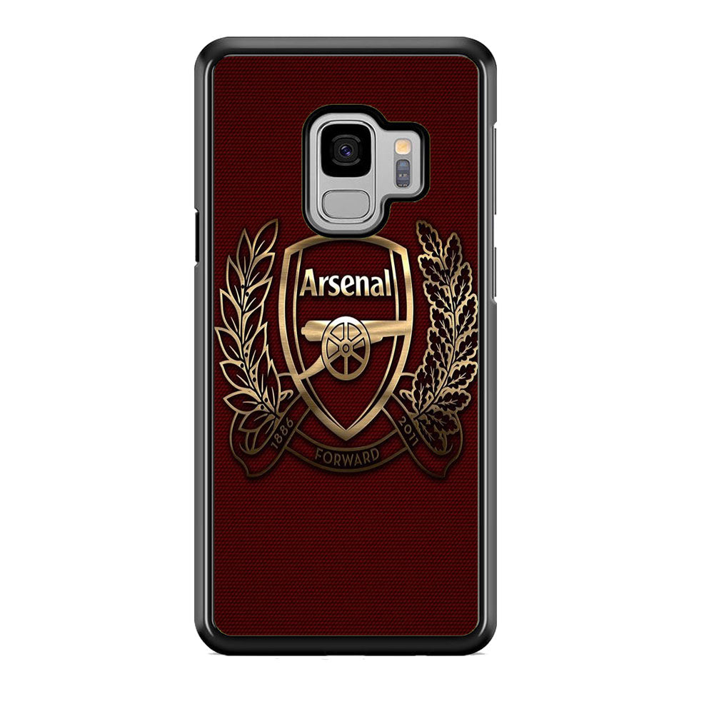 Arsenal Maroon Gold Logo Team Samsung Galaxy S9 Case