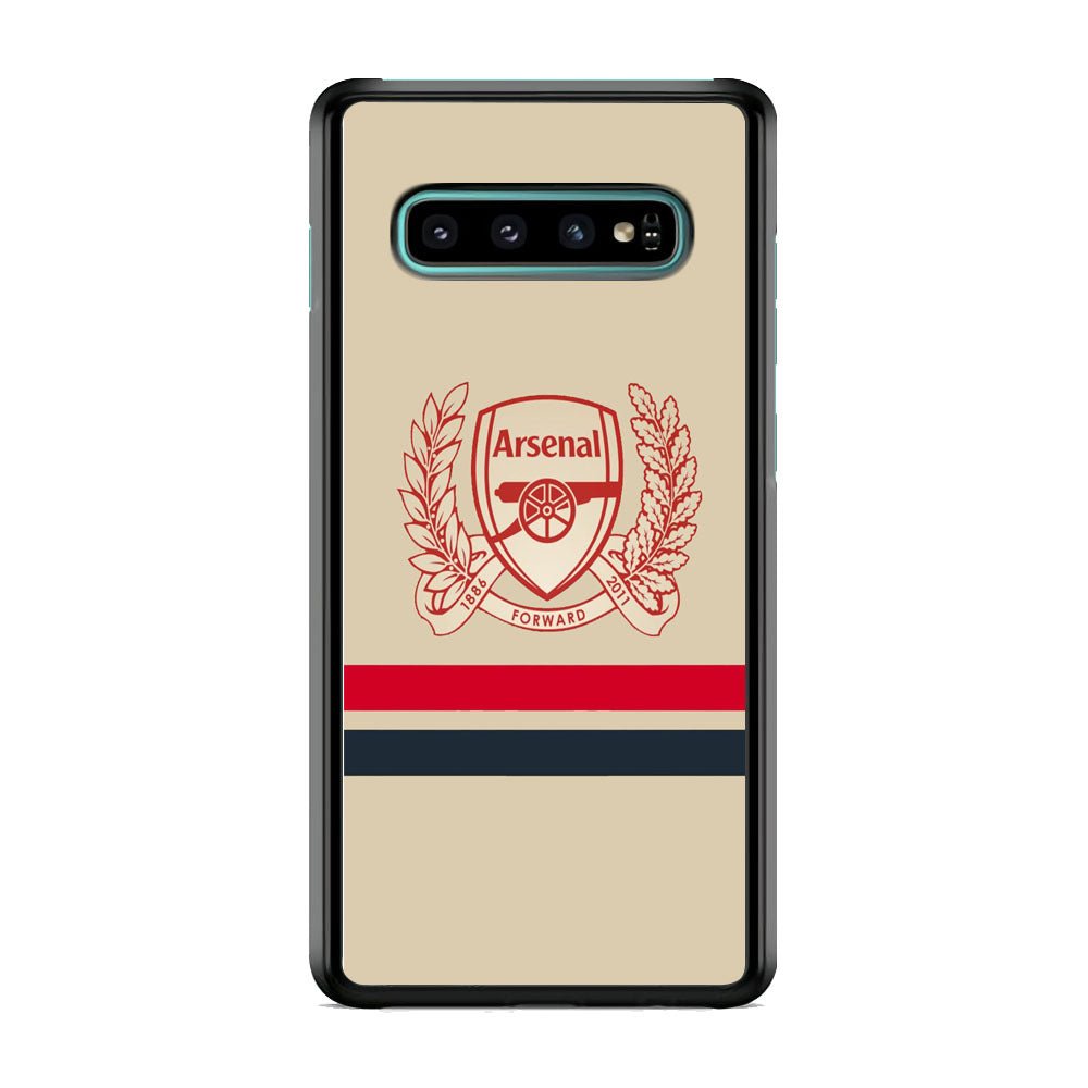 Arsenal Stripe Logo Samsung Galaxy S10 Case