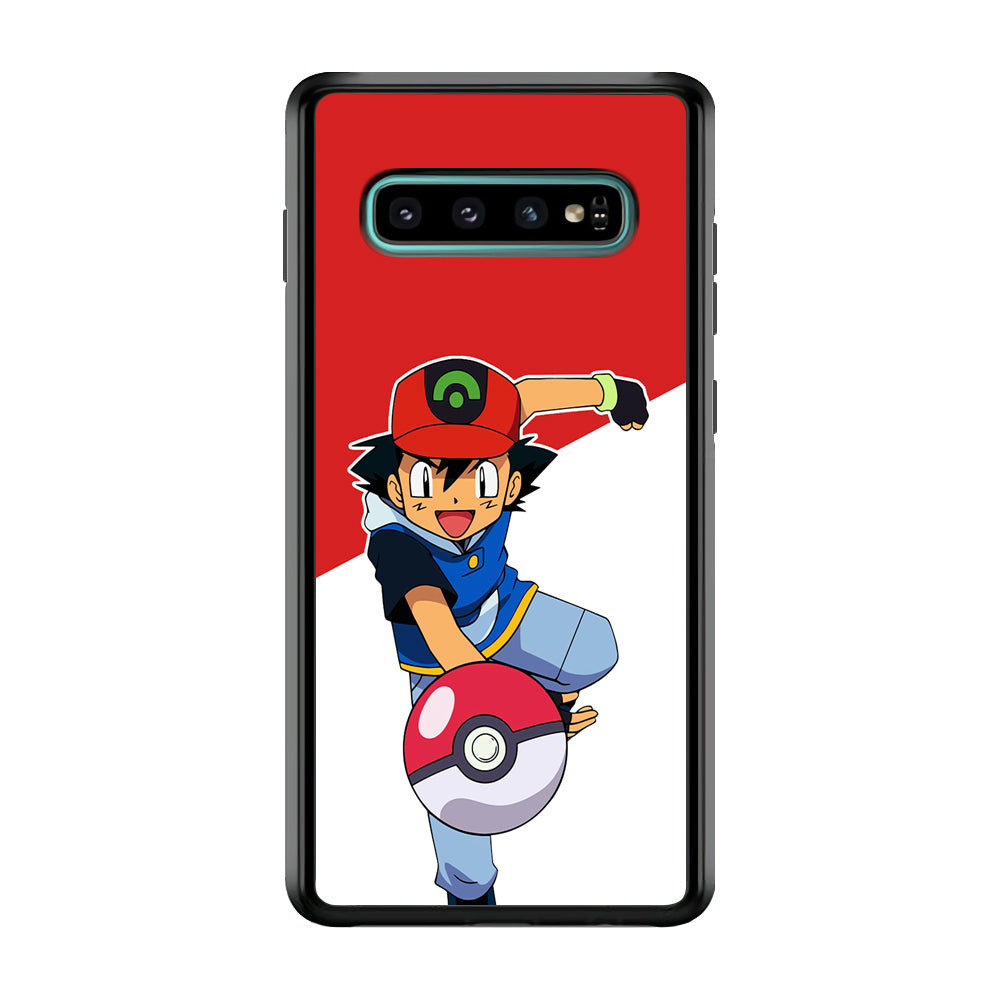 Ash Ketchum Pokeball Samsung Galaxy S10 Plus Case