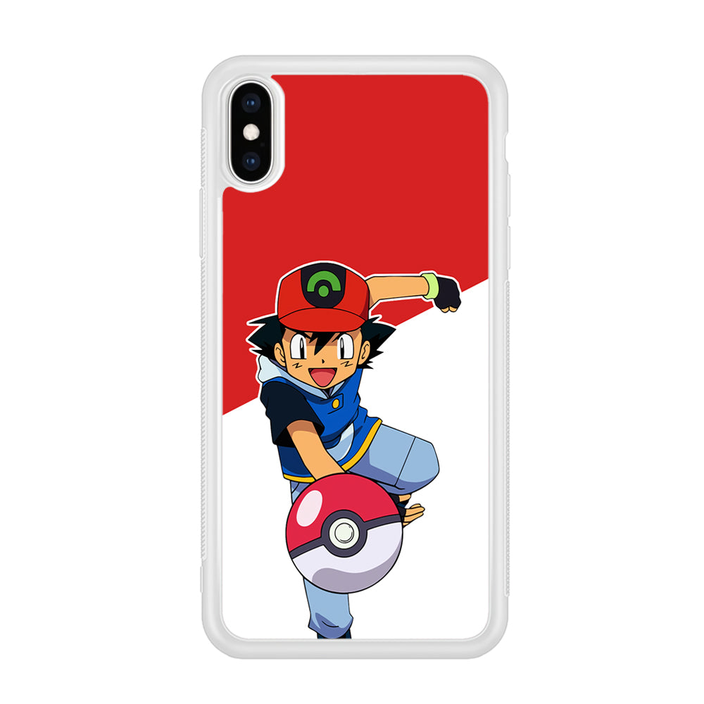 Ash Ketchum Pokeball iPhone XS Case