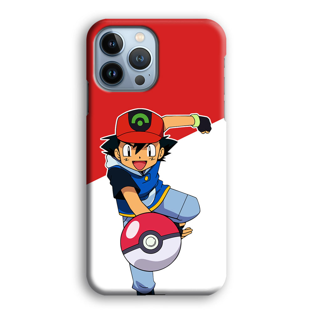 Ash Ketchum Pokeball iPhone 13 Pro Max Case