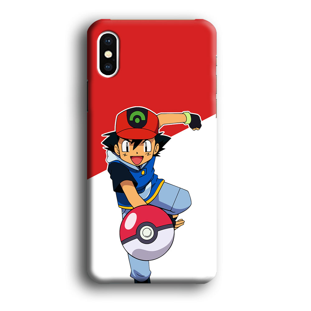 Ash Ketchum Pokeball iPhone XS Case
