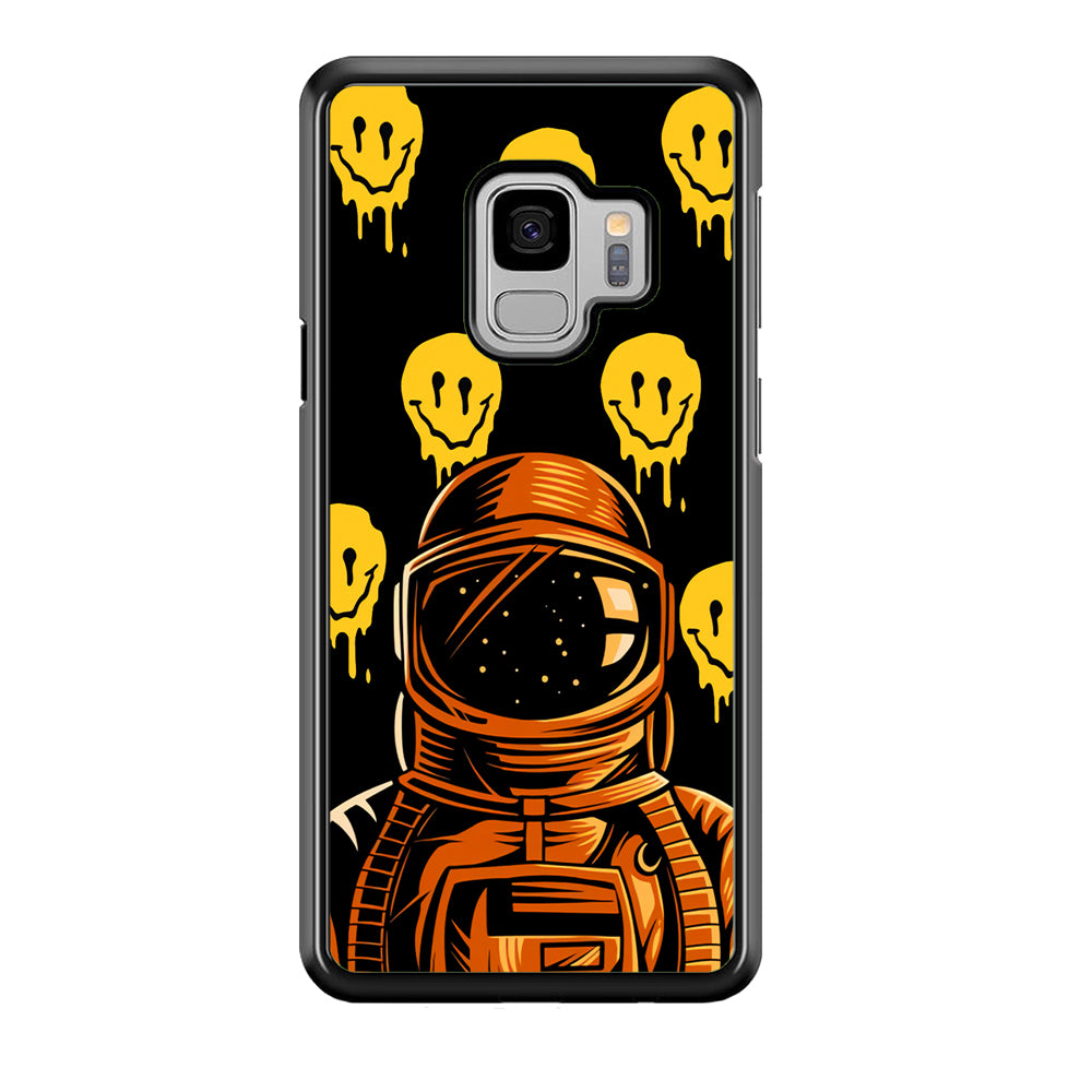Astronaut Emoji Smile Samsung Galaxy S9 Case
