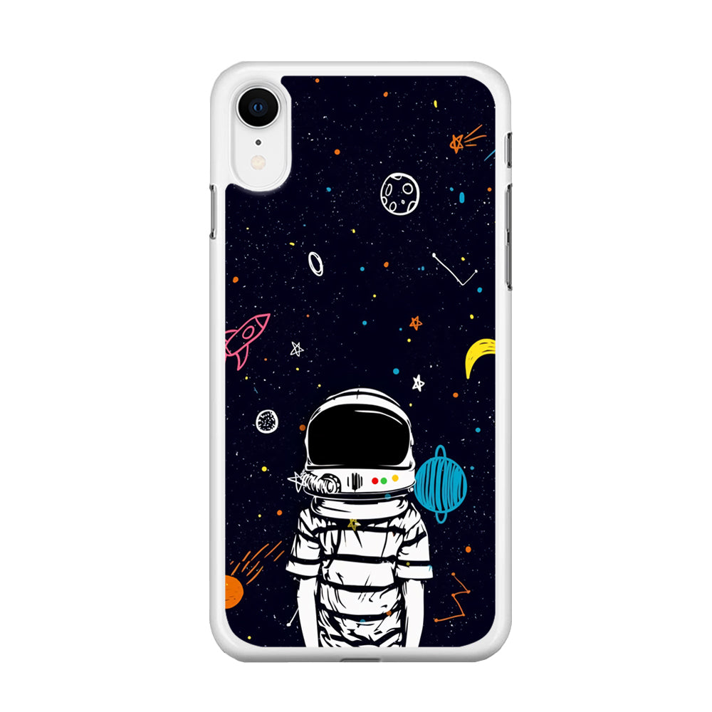 Astronaut Kids Space iPhone XR Case