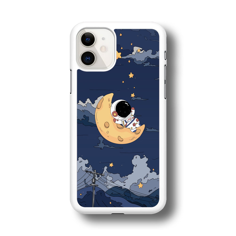 Astronaut Sleep On The Moon iPhone 11 Case