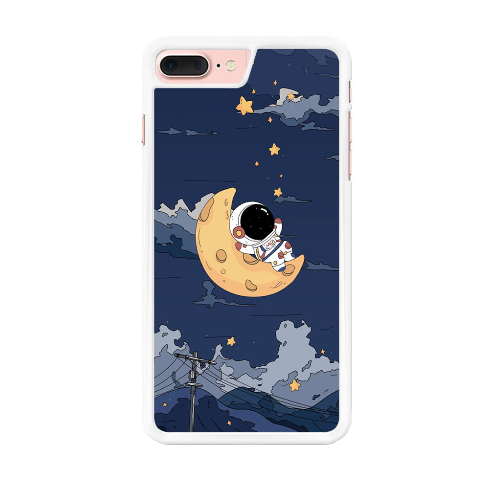 Astronaut Sleep On The Moon iPhone 8 Plus Case