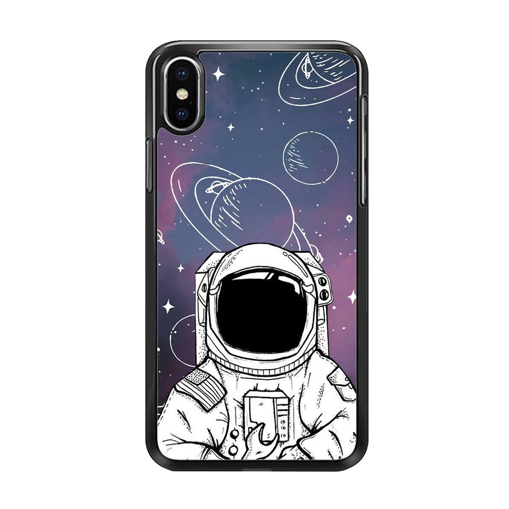 Astronaut White Space iPhone Xs Case