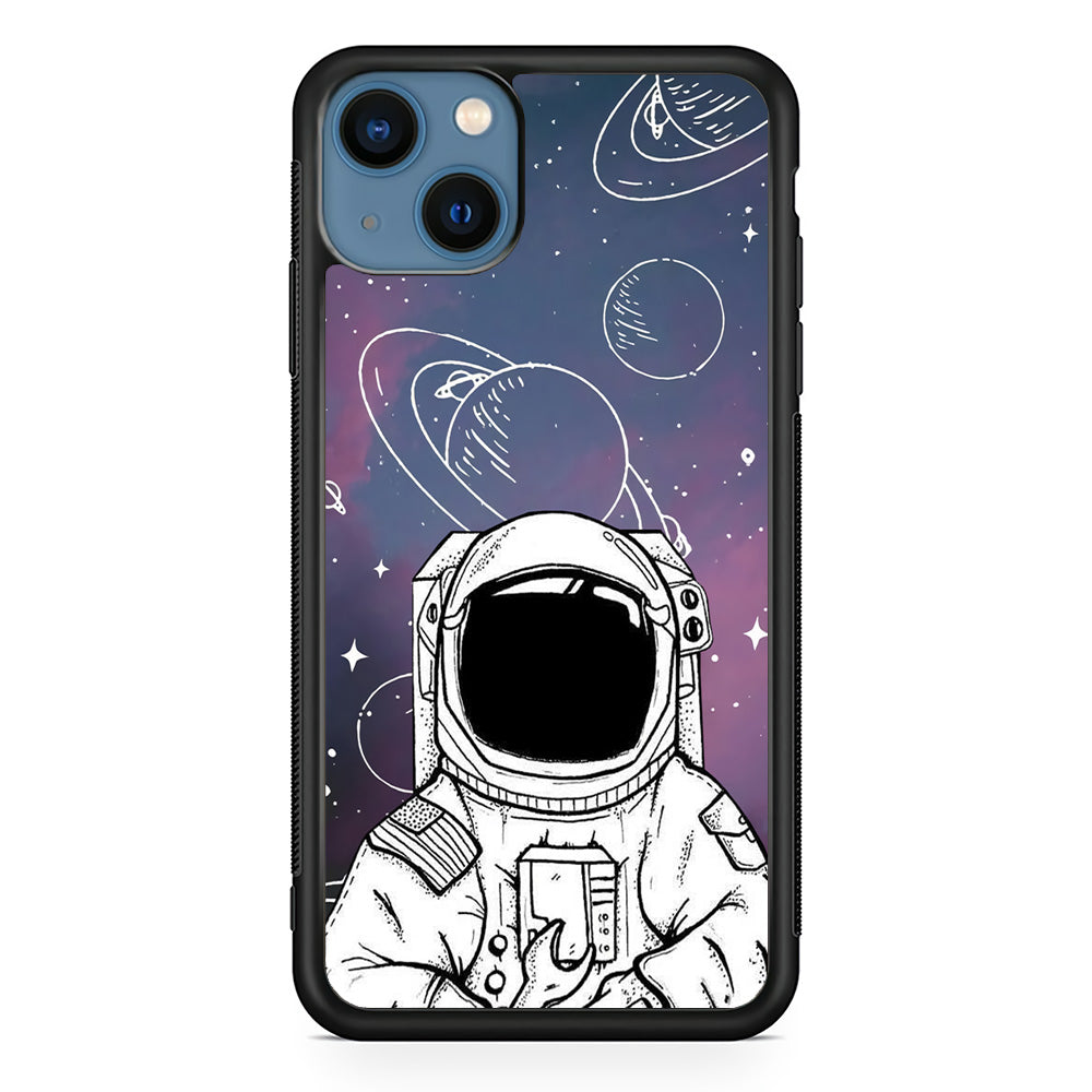 Astronaut White Space iPhone 13 Case