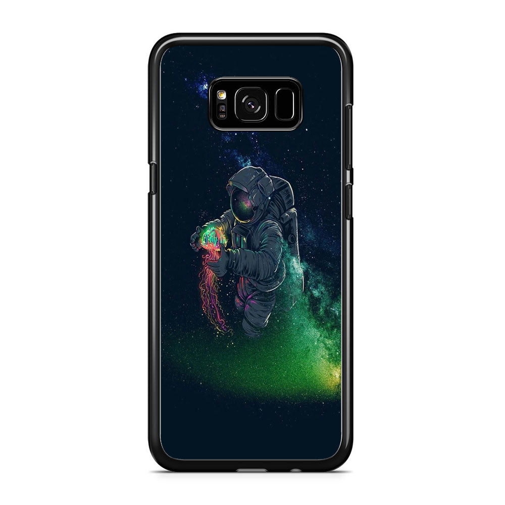 Astronaut Gravity Jellyfish Spark Light Samsung Galaxy S8 Case