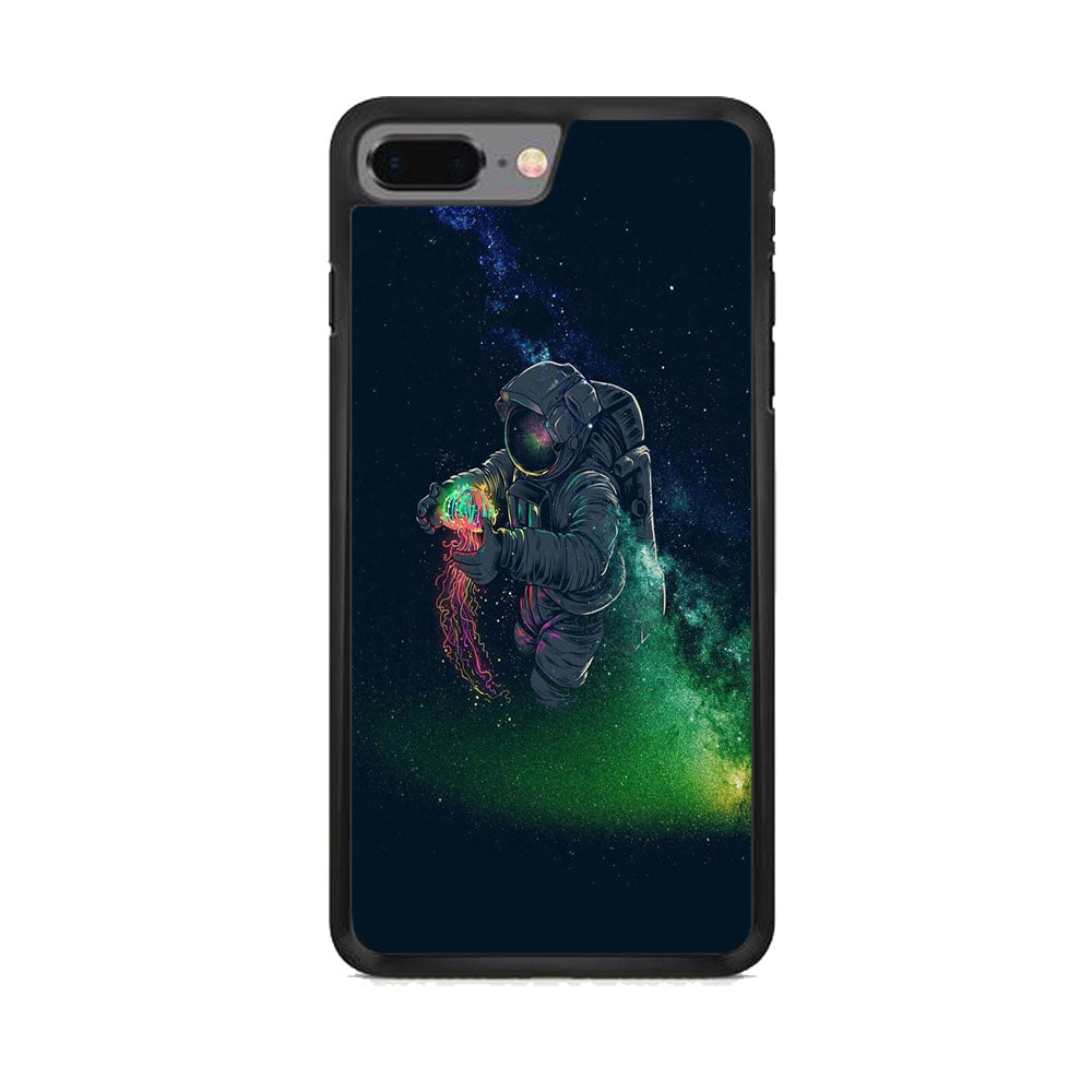 Astronaut Gravity Jellyfish Spark Light iPhone 7 Plus Case