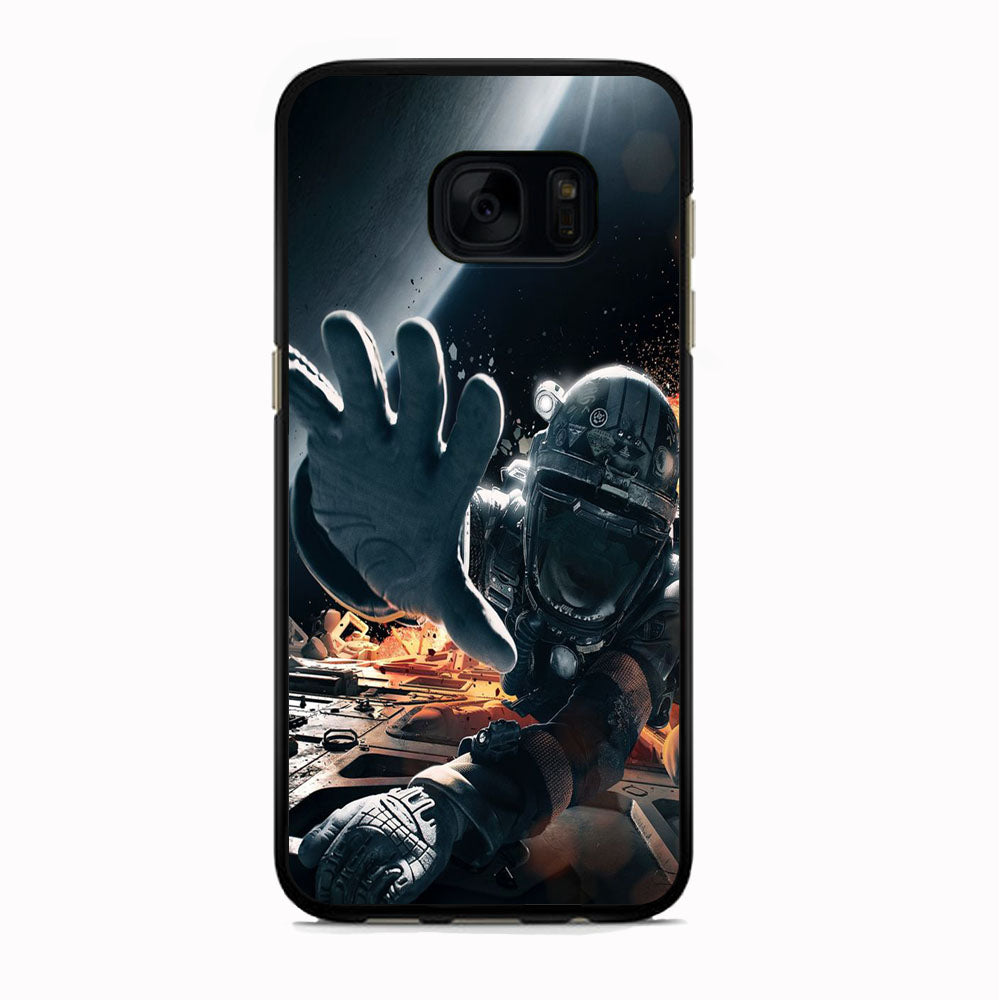 Astronaut Prone From Spacecraft Samsung Galaxy S7 Case