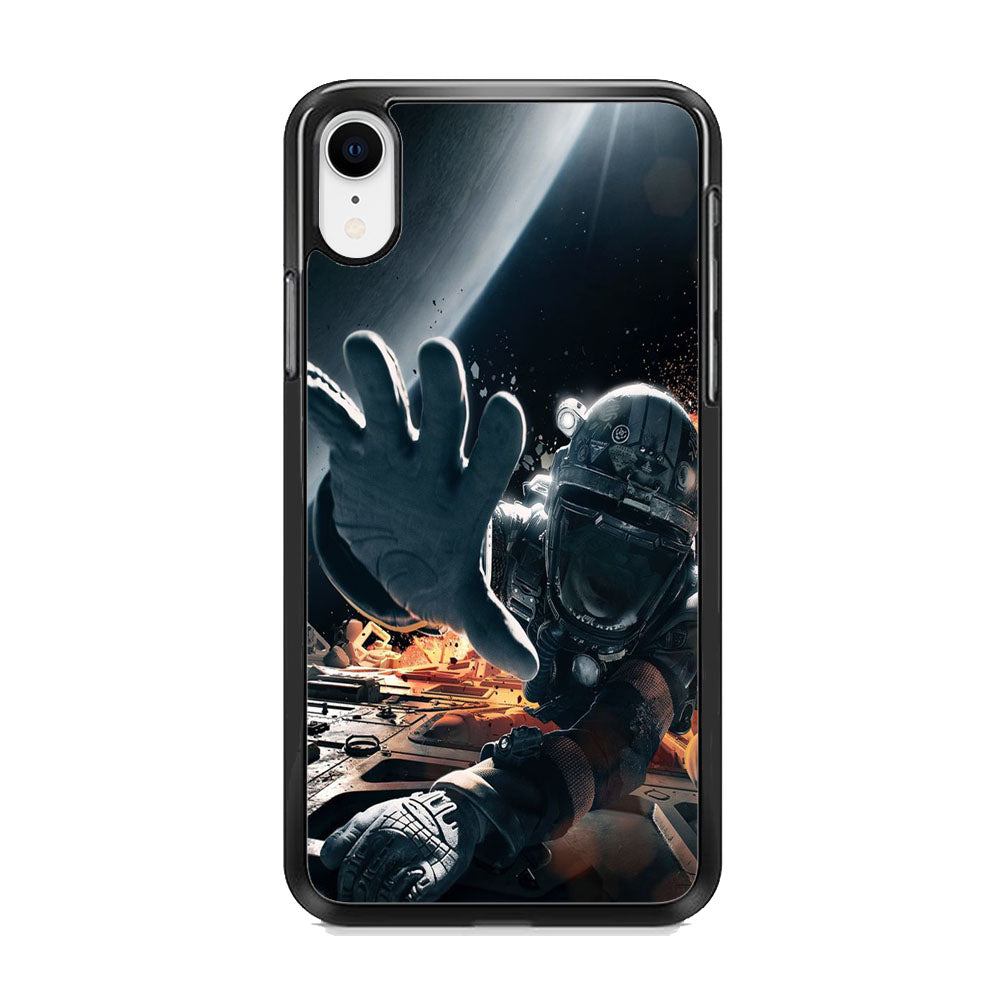 Astronaut Prone From Spacecraft iPhone XR Case