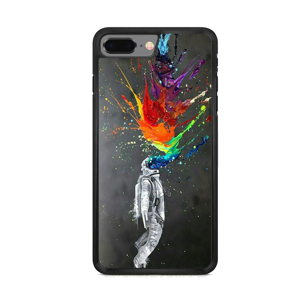 Astronaut Splash Mix Colour Paint iPhone 7 Plus Case