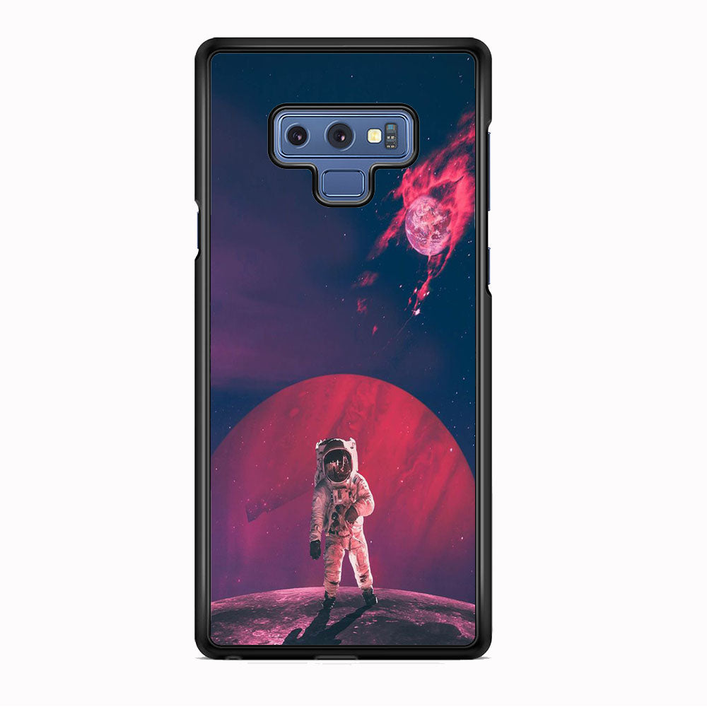 Astronaut Sunset From The Galaxy Samsung Galaxy Note 9 Case