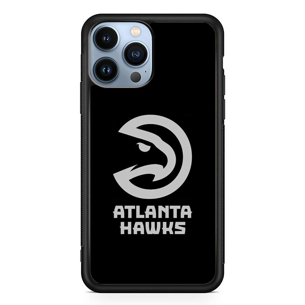 Atlanta Hawks Black Grey iPhone 13 Pro Max Case