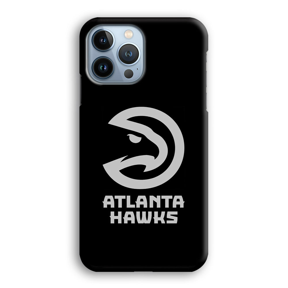 Atlanta Hawks Black Grey iPhone 13 Pro Max Case
