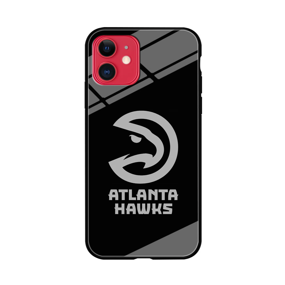 Atlanta Hawks Black Grey iPhone 11 Case