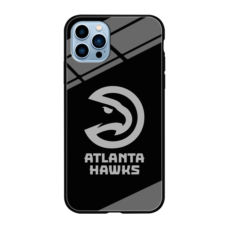 Atlanta Hawks Black Grey iPhone 12 Pro Case
