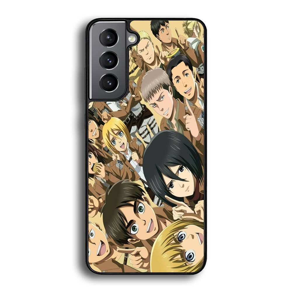 Attack on Titan Family Samsung Galaxy S21 Plus Case - Ezzystore
