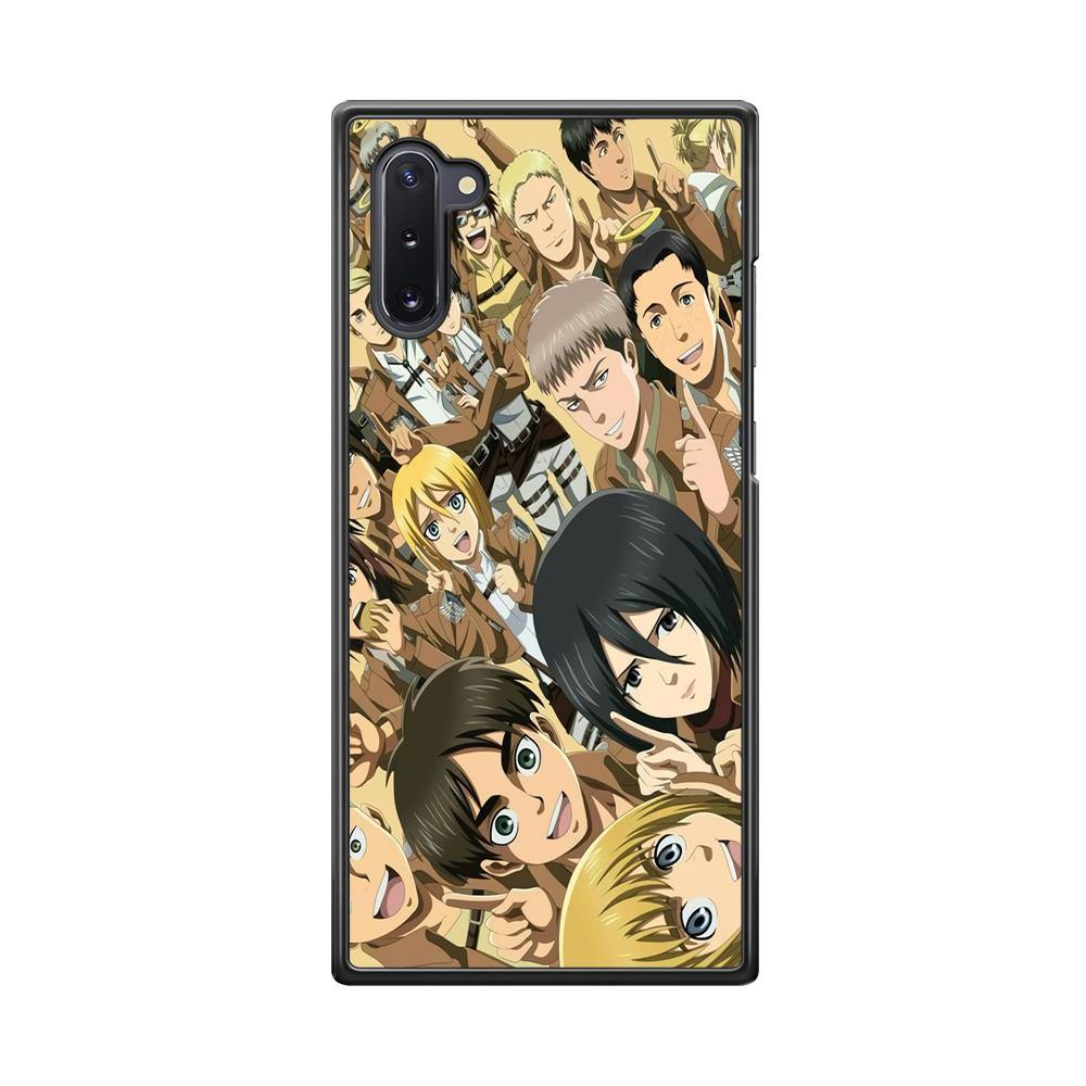 Attack on Titan Family Samsung Galaxy Note 10 Case - ezzyst