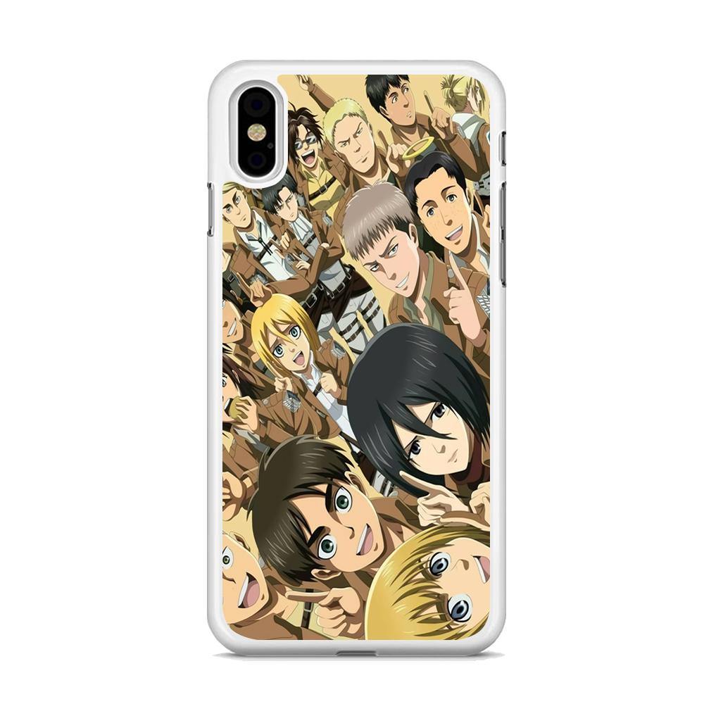 Attack on Titan Family iPhone Xs Case - ezzyst
