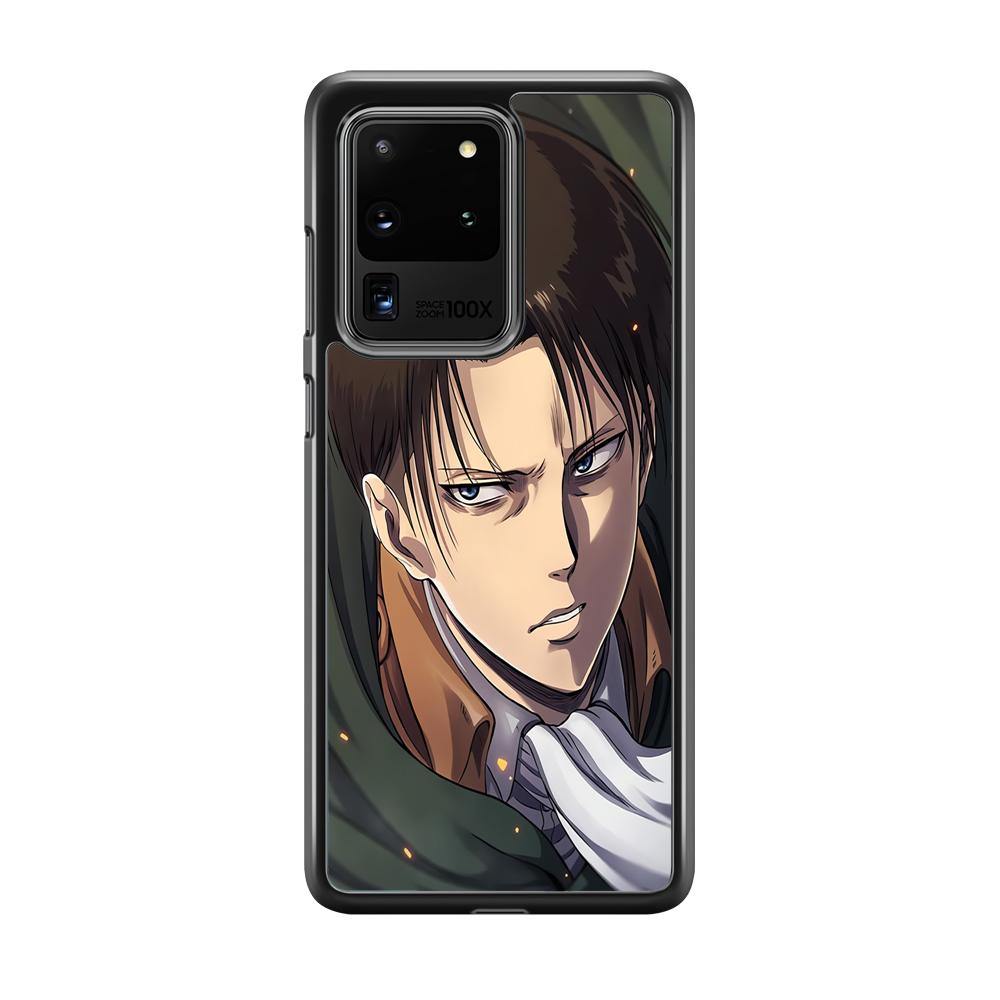 Attack on Titan Levi Face Samsung Galaxy S20 Ultra Case - ezzyst
