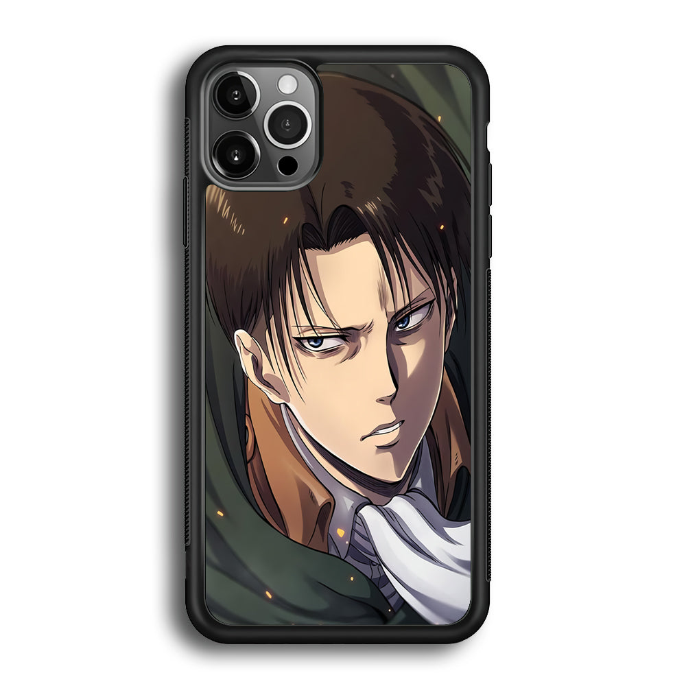 Attack on Titan Levi Face iPhone 12 Pro Case