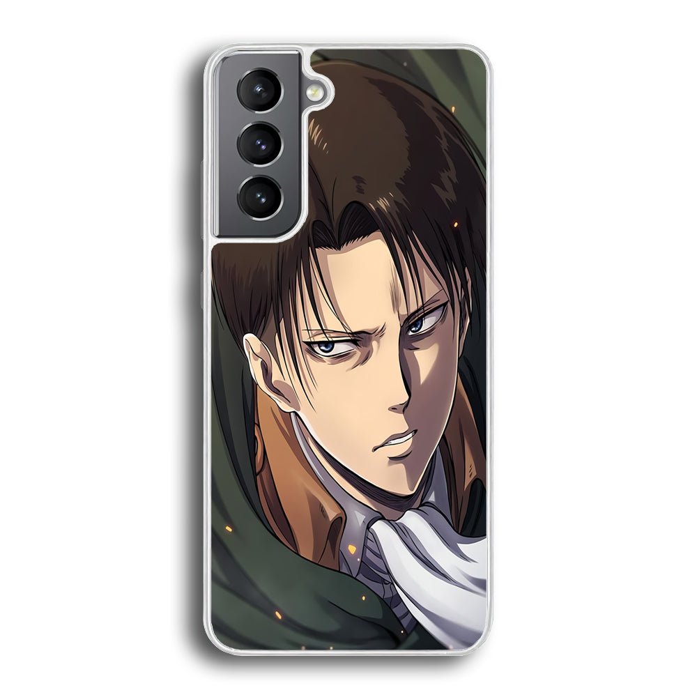 Attack on Titan Levi Face Samsung Galaxy S21 Plus Case