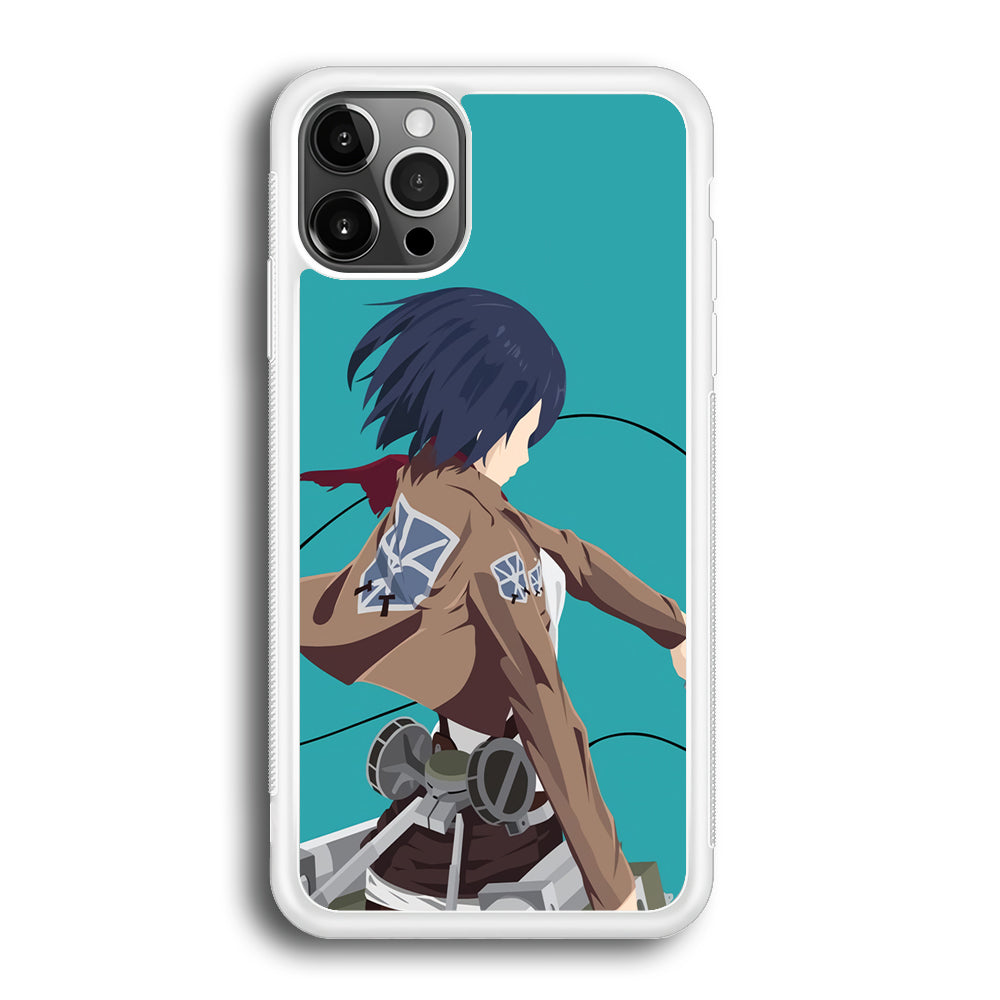 Attack on Titan Mikasa Tosca iPhone 12 Pro Case