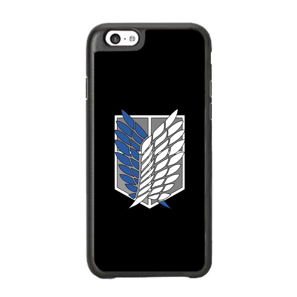 Attack on Titan Scouting Legion Black Simple iPhone 6 | 6s Case - ezzyst