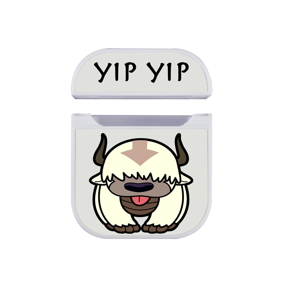Avatar Appa Yip Yip Hard Plastic Case Cover For Apple Airpods