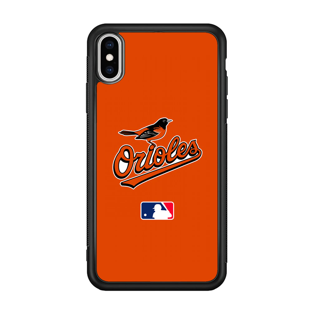 Baltimore Orioles MLB Team iPhone XS Case