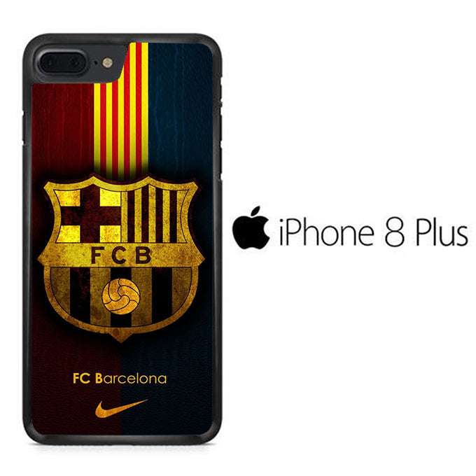 Barcelona Logo Stripe iPhone 8 Plus Case