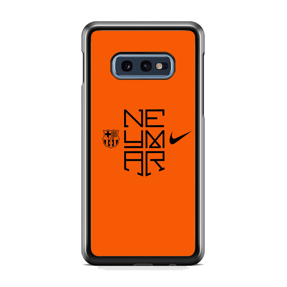 Barcelona Neymar Logo Orange Samsung Galaxy 10e Case