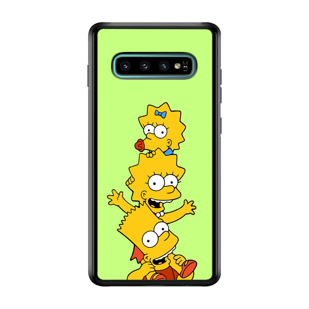 Bart and Sister Samsung Galaxy S10 Case