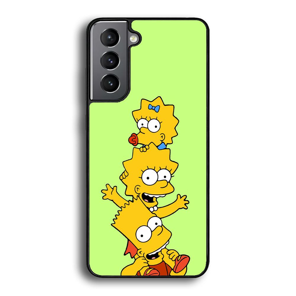 Bart and Sister Samsung Galaxy S21 Plus Case - Ezzystore