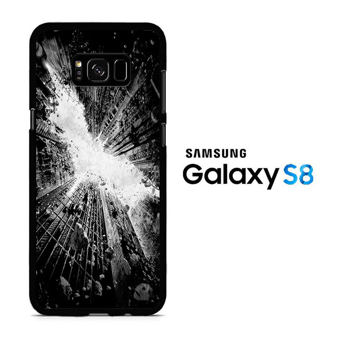 Batman Logo From Building Samsung Galaxy S8 Case