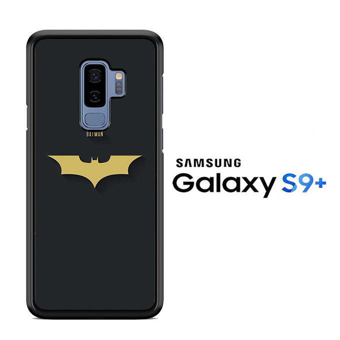 Batman Yellow Logo Simple Samsung Galaxy S9 Plus Case