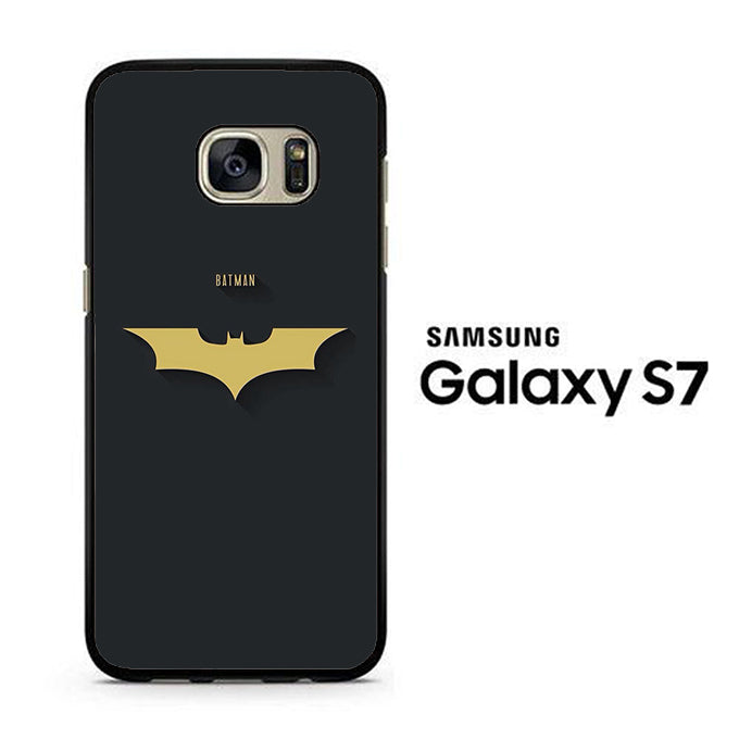 Batman Yellow Logo Simple Samsung Galaxy S7 Case