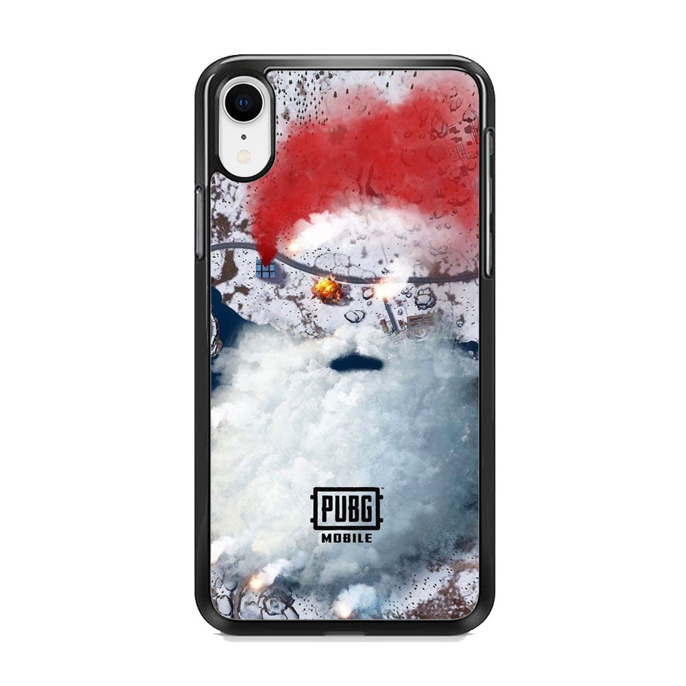 Battlegrounds Winter Map iPhone XR Case