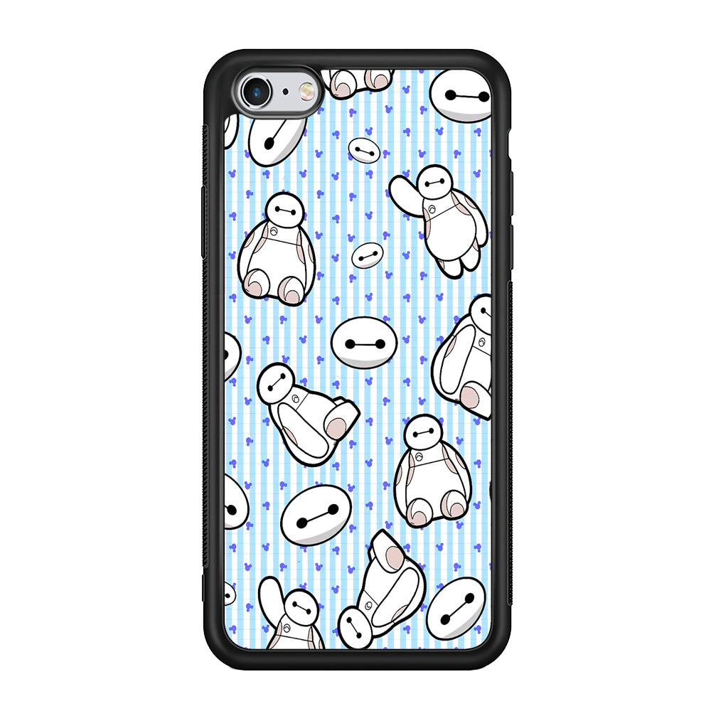 Big Hero 6 Baymax Stripe And Love iPhone 6 Plus | 6s Plus Case
