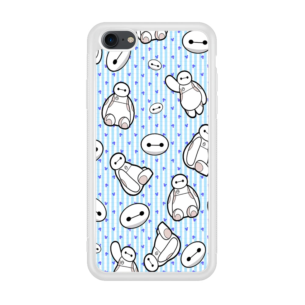 Big Hero 6 Baymax Stripe And Love iPhone 8 Case