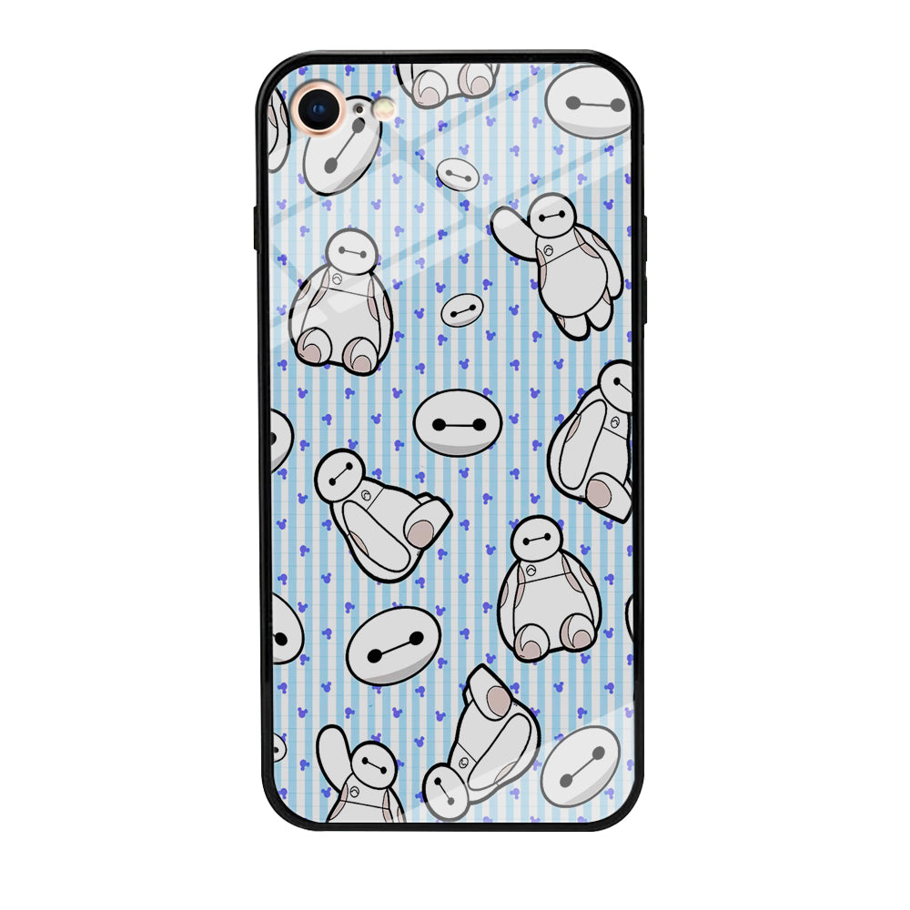 Big Hero 6 Baymax Stripe And Love iPhone 8 Case