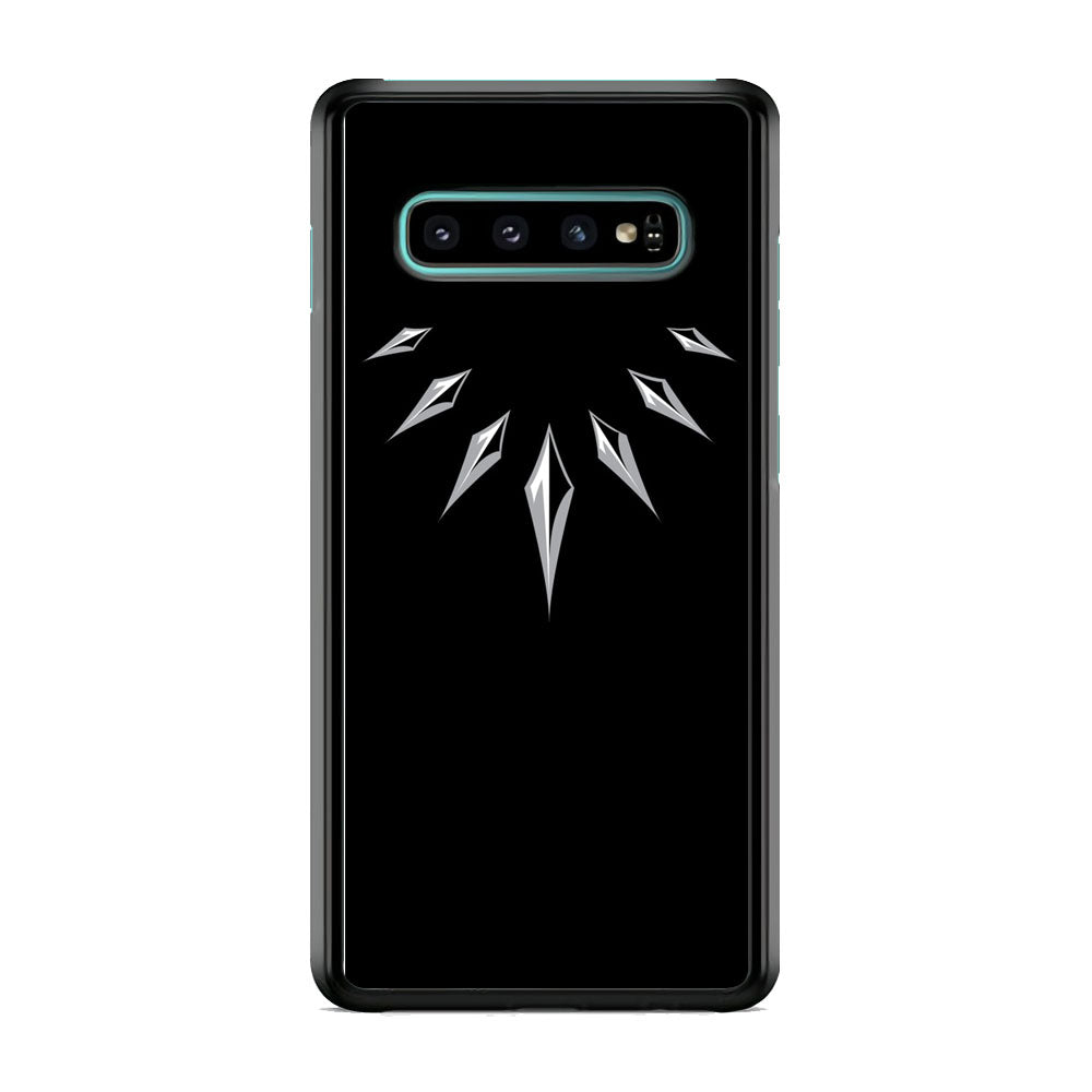 Black Panther Necklace Symbol Character Samsung Galaxy S10 Plus Case