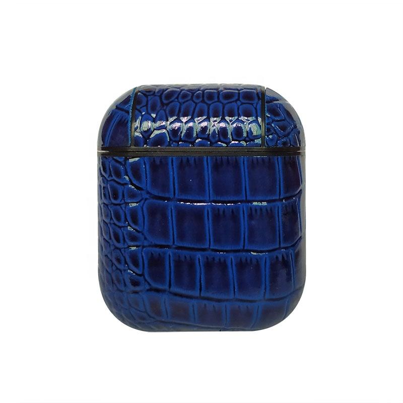 Skin Animal Crocodile Colour PU Leather Protective Case Cover For Apple Airpods