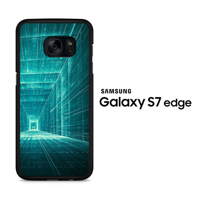Blue Light Tunnel Samsung Galaxy S7 Edge Case