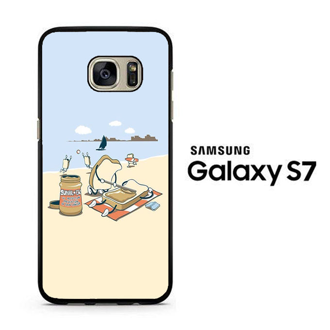 Bread Holliday In The Beach Samsung Galaxy S7 Case